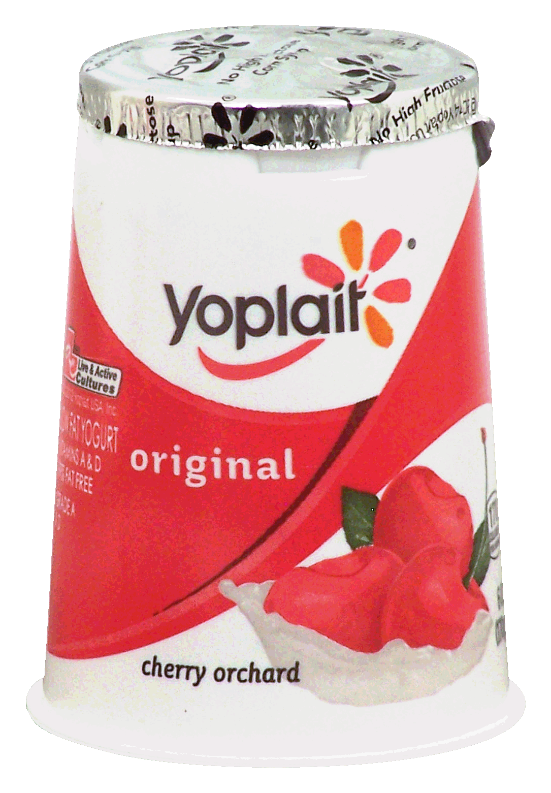 Yoplait Original cherry orchard 99% fat free yogurt Full-Size Picture